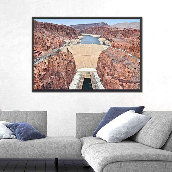 Hoover Dam in United States Canvas Wall Art