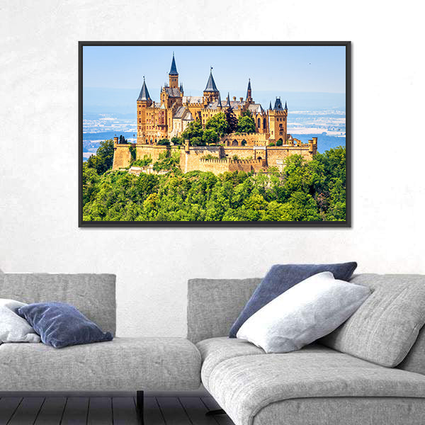 Hohenzollern Castle Canvas Wall Art