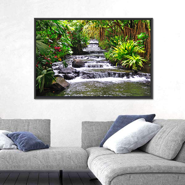 Tabacon Hot Springs In Costa Rica Canvas Wall Art