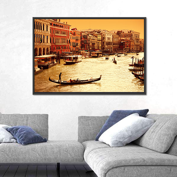 Canal Grande in Venice Canvas Wall Art