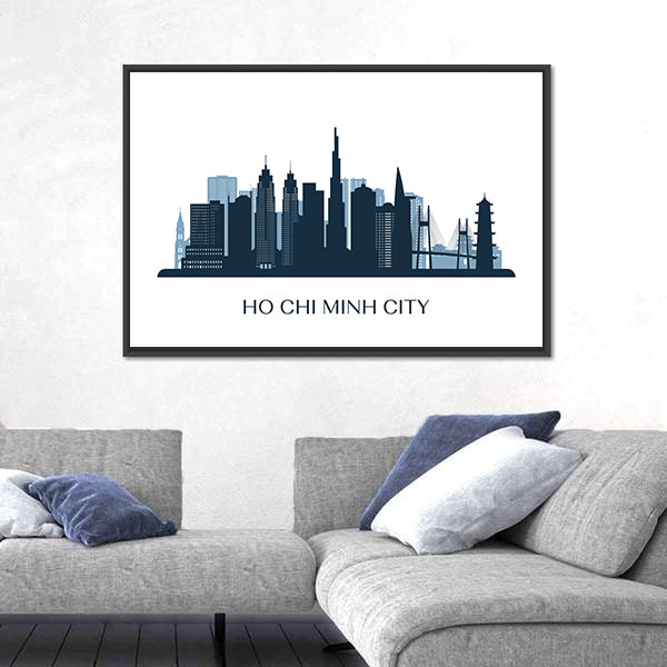 Ho Chi Minh City Skyline Canvas Wall Art
