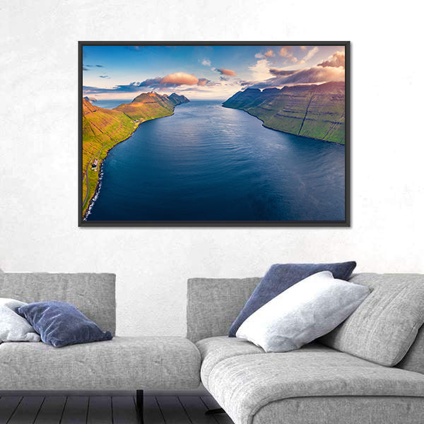 Kalsoy Island In Denmark Canvas Wall Art