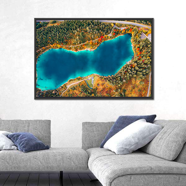 Urisee Lake In Austria Canvas Wall Art