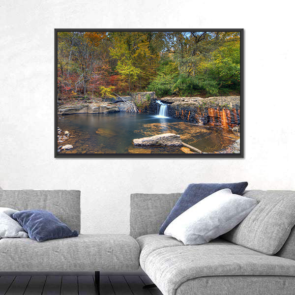 Freeman Mill Park Near Atlanta In Georgia Canvas Wall Art
