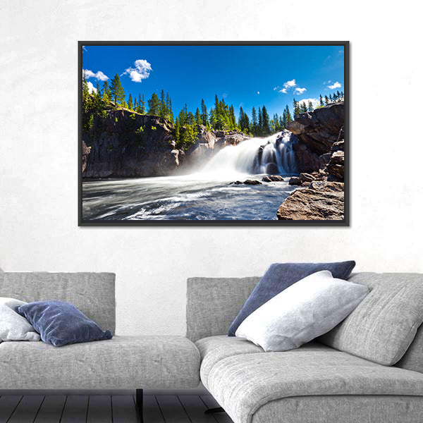 Scenic Waterfall Canvas Wall Art
