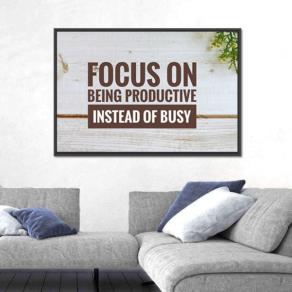 Quote For Creativity Canvas Wall Art