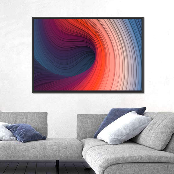 Minimalist Wave Design Canvas Wall Art