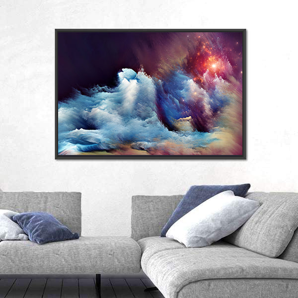 Energy of Dreams Nebula Canvas Wall Art