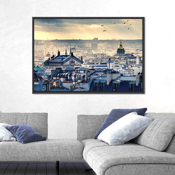 Paris Cityscape Canvas Wall Art