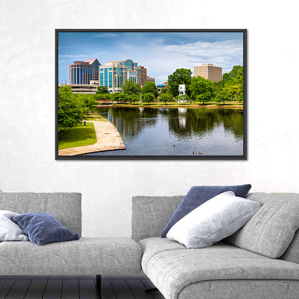 Downtown Huntsville Skyline Canvas Wall Art