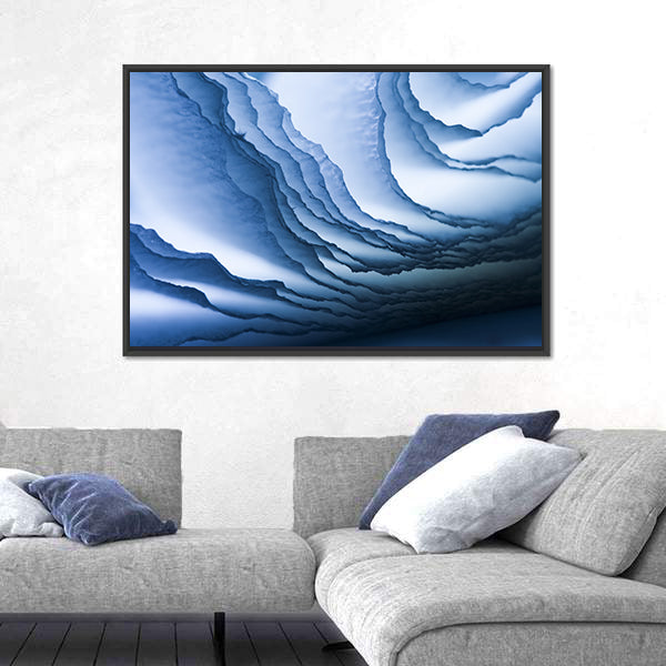 Deep Sea Wave Composition Canvas Wall Art