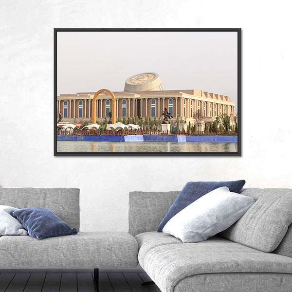 National Museum In Tajikistan Canvas Wall Art