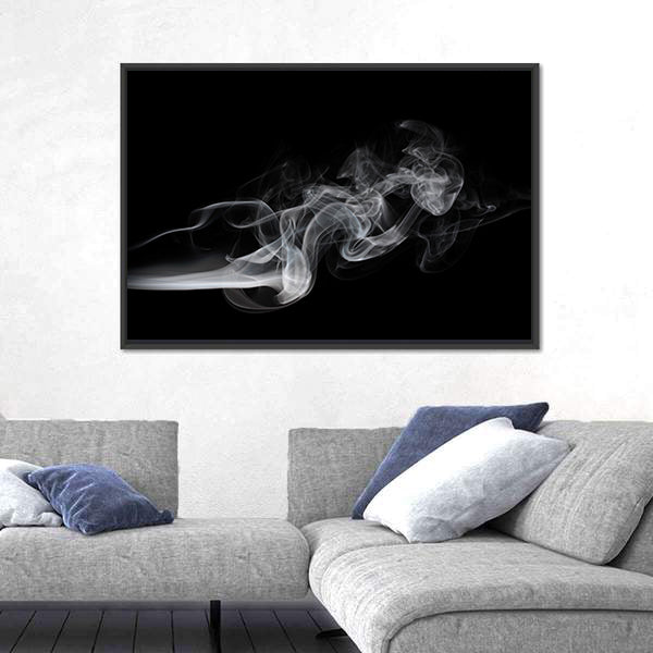 Puff Of Smoke Canvas Wall Art