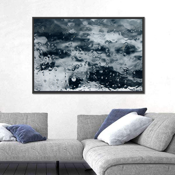 Ocean Spray on Boat Window Canvas Wall Art