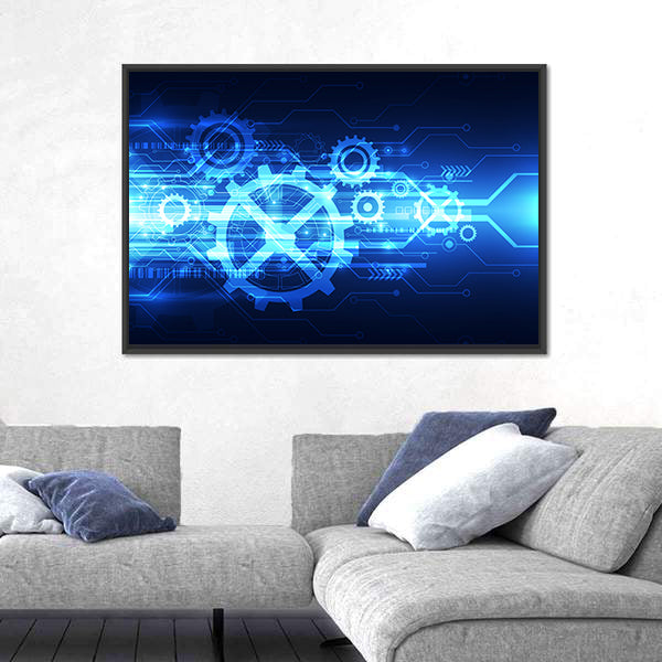 Engineering Future Technology Canvas Wall Art
