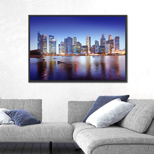Singapore Cityscape Canvas Wall Art