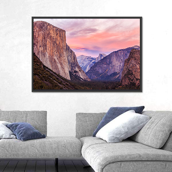 Yosemite National Park Valley Canvas Wall Art