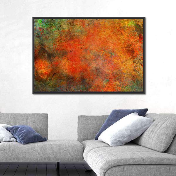 Textured Autumn Color Fields Canvas Wall Art