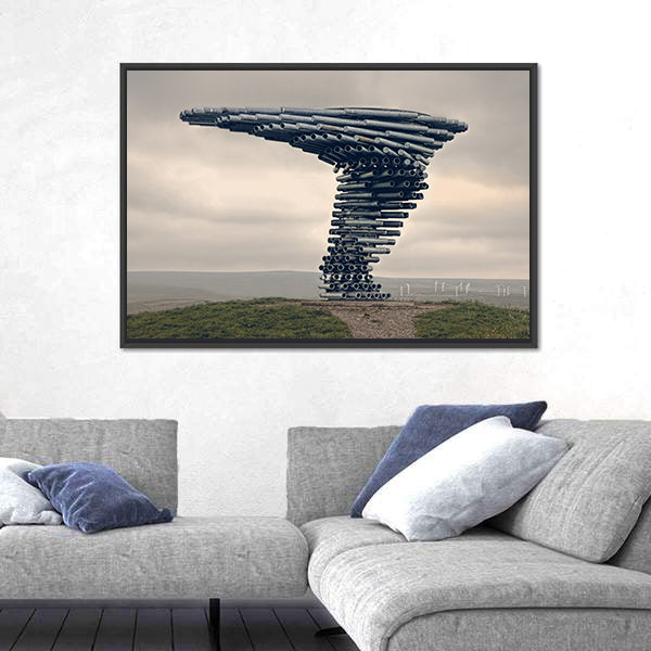 Singing Ringing Tree Sculpture in Lancashire Canvas Wall Art