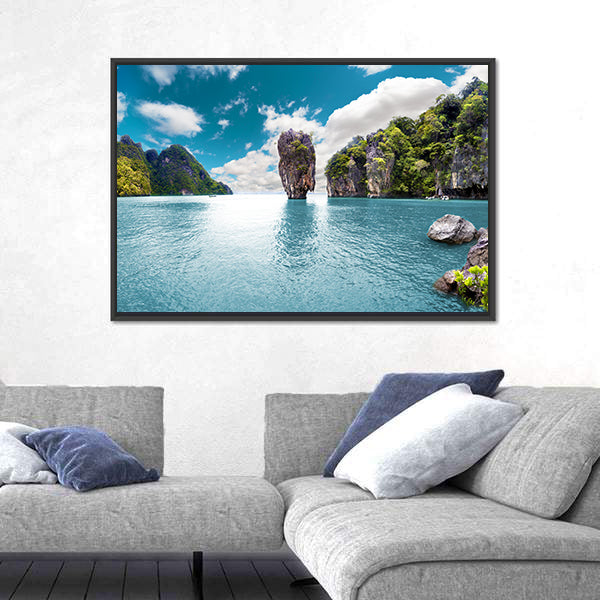 Thailand Sea And Phuket Island Canvas Wall Art