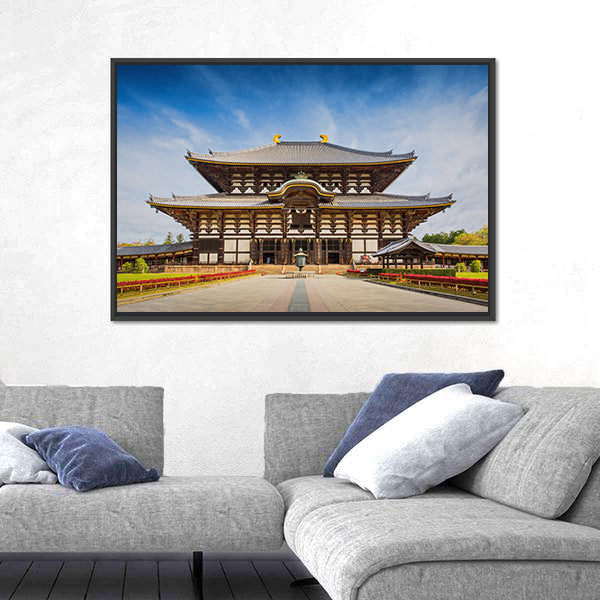 Todaiji Great Buddha Hall, Nara Canvas Wall Art