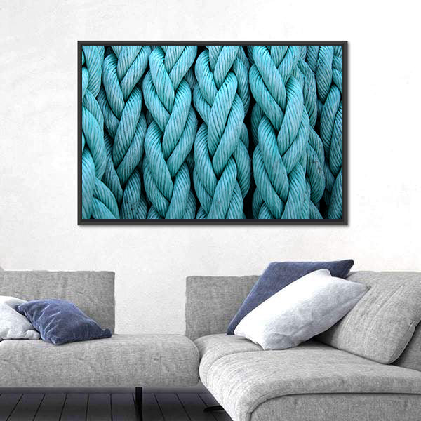 Rope On A Boat Canvas Wall Art