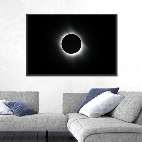 Total Solar Eclipse In Cappadocia Turkey Canvas Wall Art