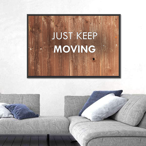 Better Workout Quote on Weathered Wood Canvas Wall Art