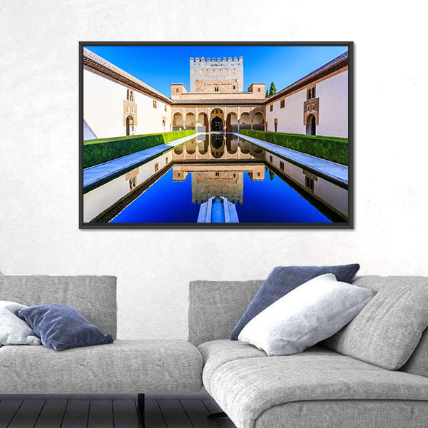 The Nasrid Palaces Palacios Nazaríes In Spain Canvas Wall Art