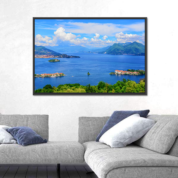 Lago Maggiore Lake In Italy Canvas Wall Art