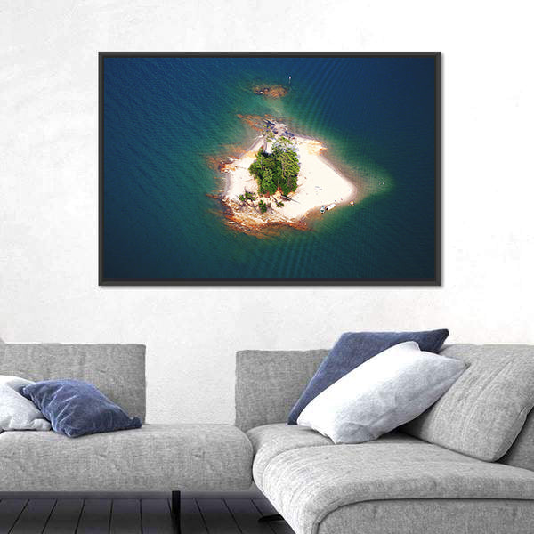 Island on Lake Lanier, Georgia Canvas Wall Art