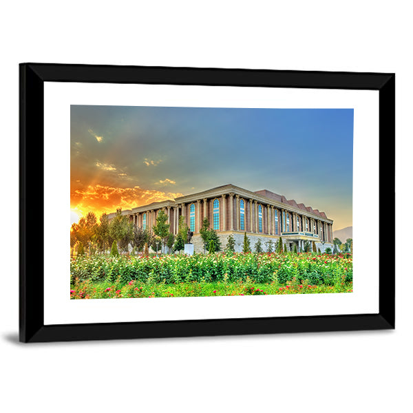 National Museum Of Tajikistan In Dushanbe Canvas Wall Art