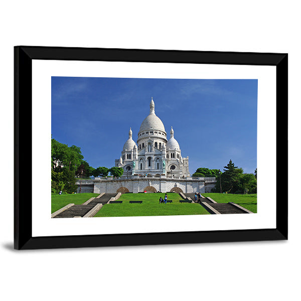 Sacré-cœur Basilica in Montmartre, Paris Canvas Wall Art