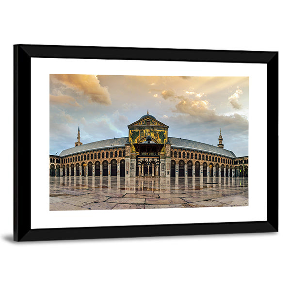 Great Umayyad Mosque Of Damascus Syria Canvas Wall Art