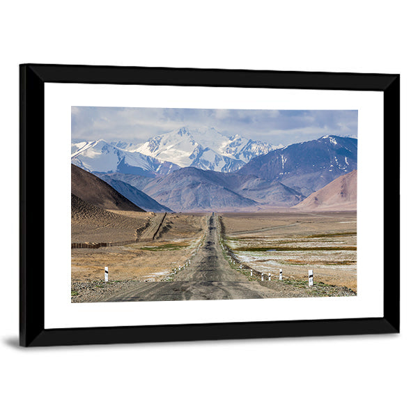 Pamir Highway In Tajikistan Canvas Wall Art