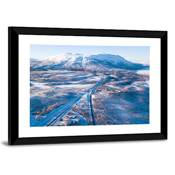 Abisko National Park In Kiruna Municipality Sweden Canvas Wall Art