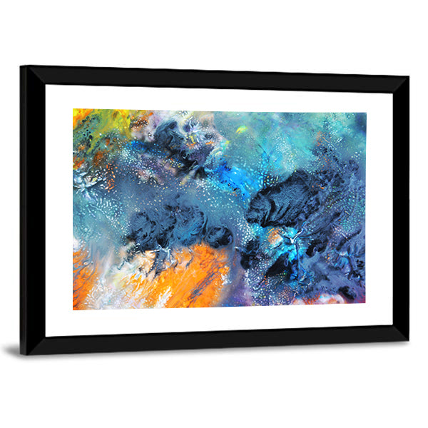 Icy Bright Texture Canvas Wall Art