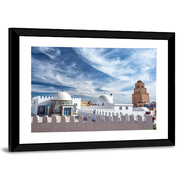 Great Mosque In Kairouan Tunisia Canvas Wall Art