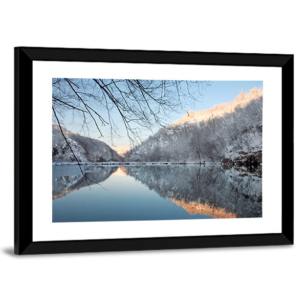 Lake Kozjak In Plitvice National Park Canvas Wall Art