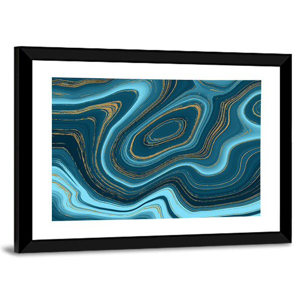Liquid Marble Texture Canvas Wall Art
