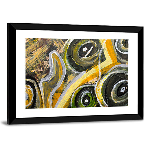 Brush Strokes Texture Canvas Wall Art