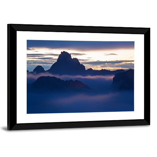 Dolomites Alps In Italy Canvas Wall Art