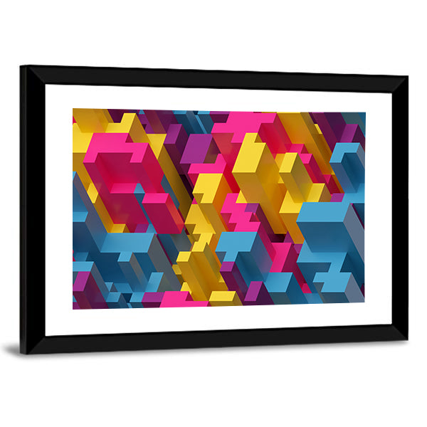3D Digital Illustration Canvas Wall Art