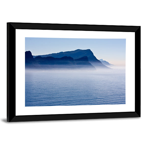 South African Coastline Near Cape Town Canvas Wall Art