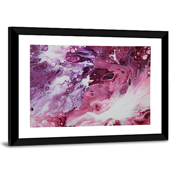 Clashing Tempest Abstract Canvas Wall Art