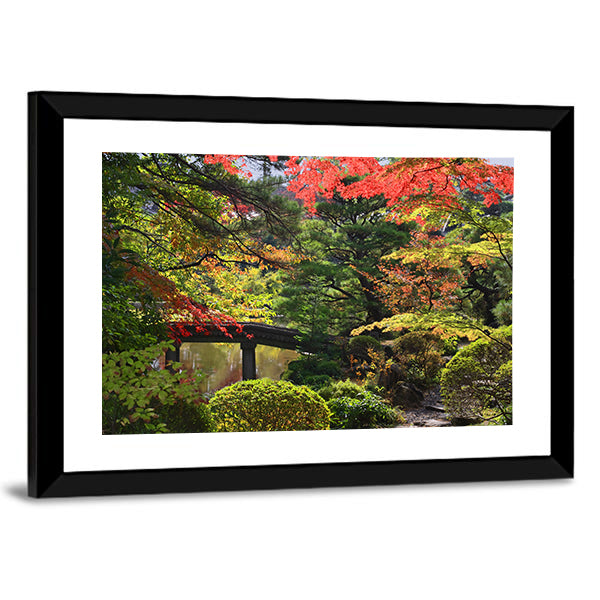 Rinoji Temple Garden Canvas Wall Art