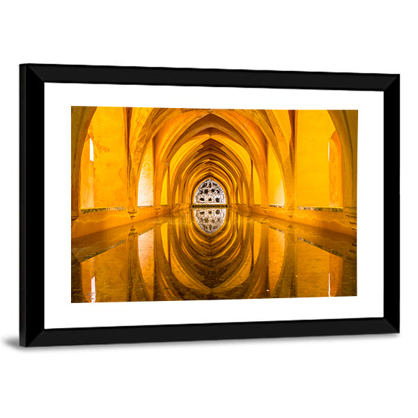 Royal Bathroom Alcazar In Sevilla Spain Canvas Wall Art
