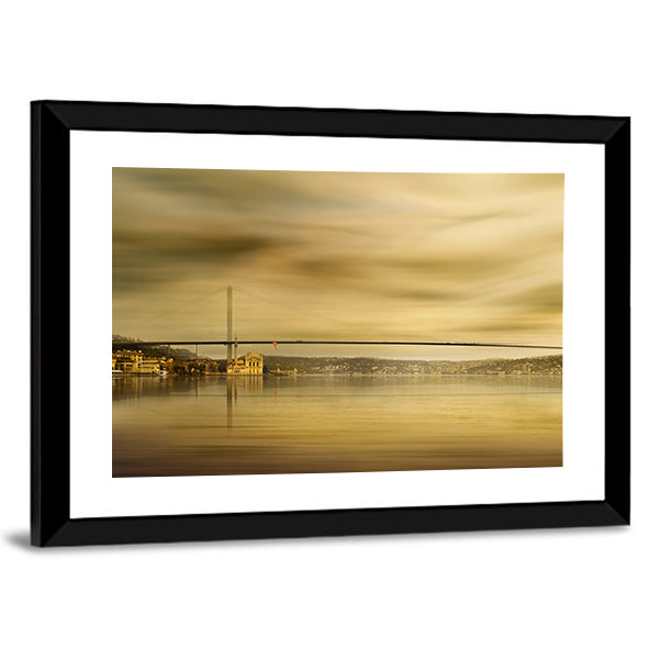 Bosphorus Bridge In Istanbul Canvas Wall Art