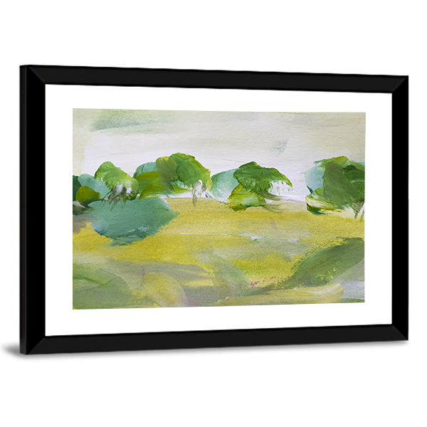 Summer Oil Painting Artwork Canvas Wall Art