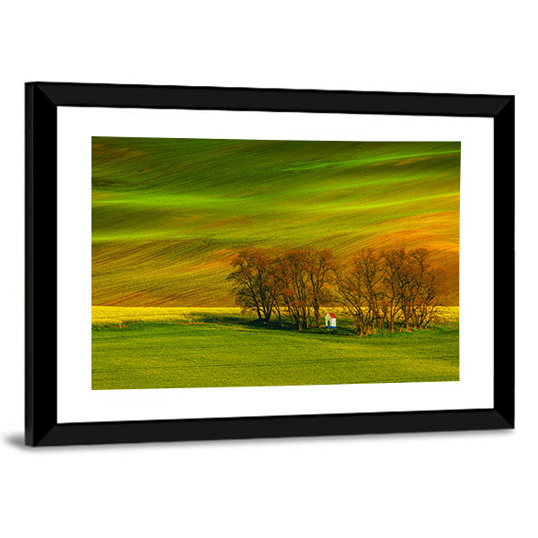 Rolling Hills In South Moravia Czech Republic Canvas Wall Art